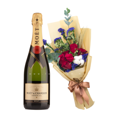 7roses with moet